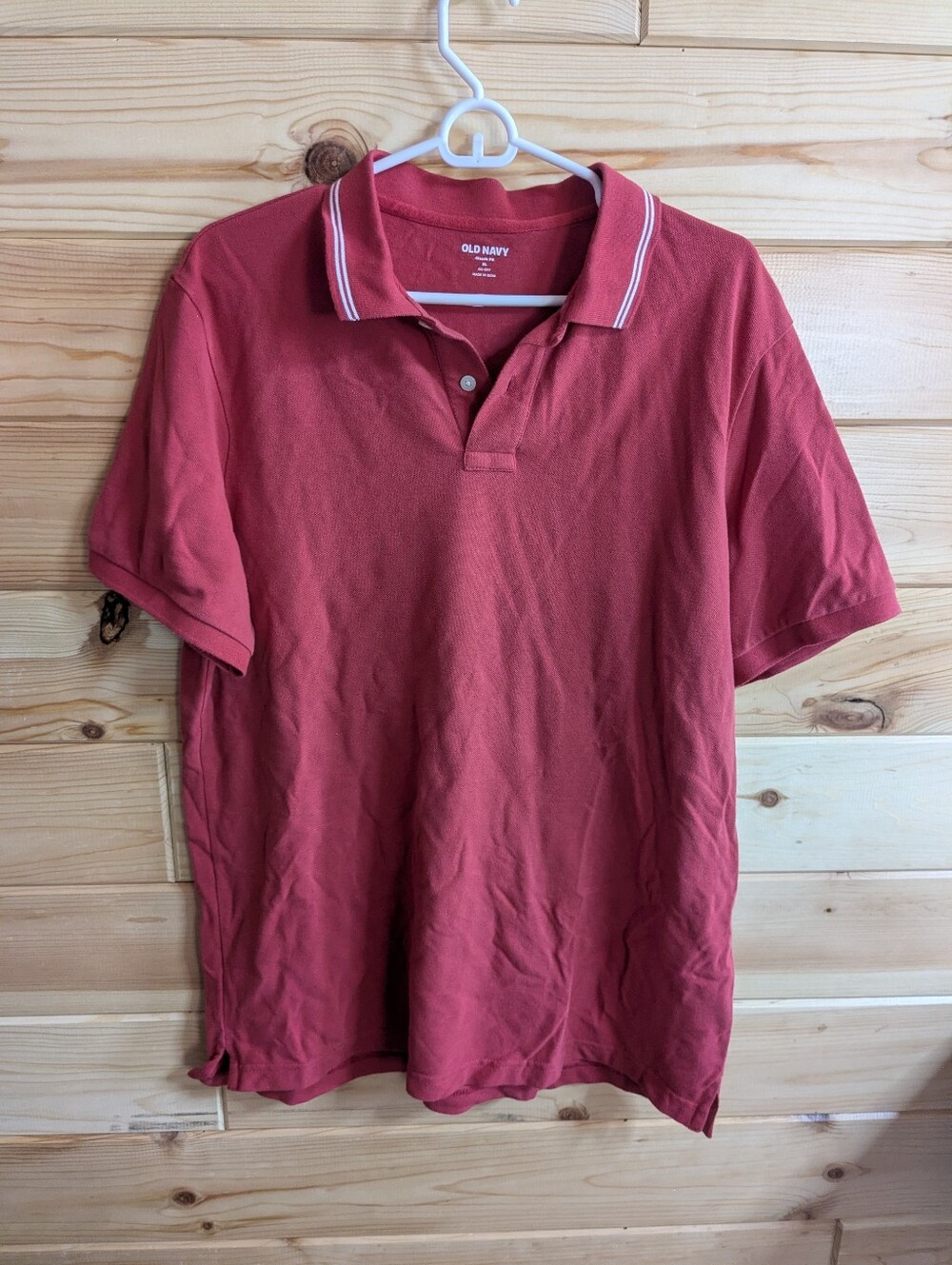 Old Navy XL Red Polo Shirt